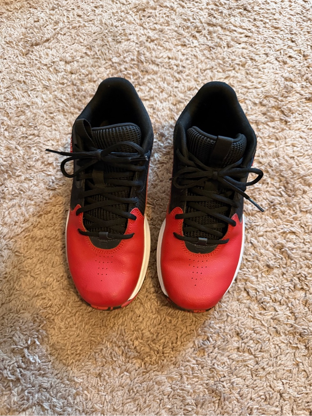 Under Armour Men's Athletic Shoes in Red and Black